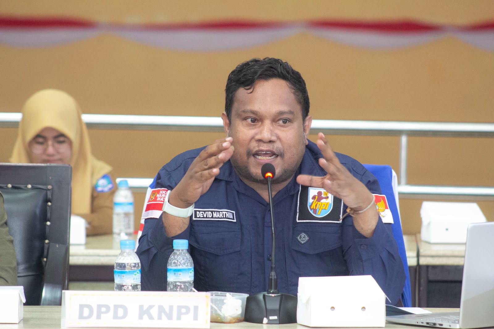 Ketua KNPI Halut, Devid Martin