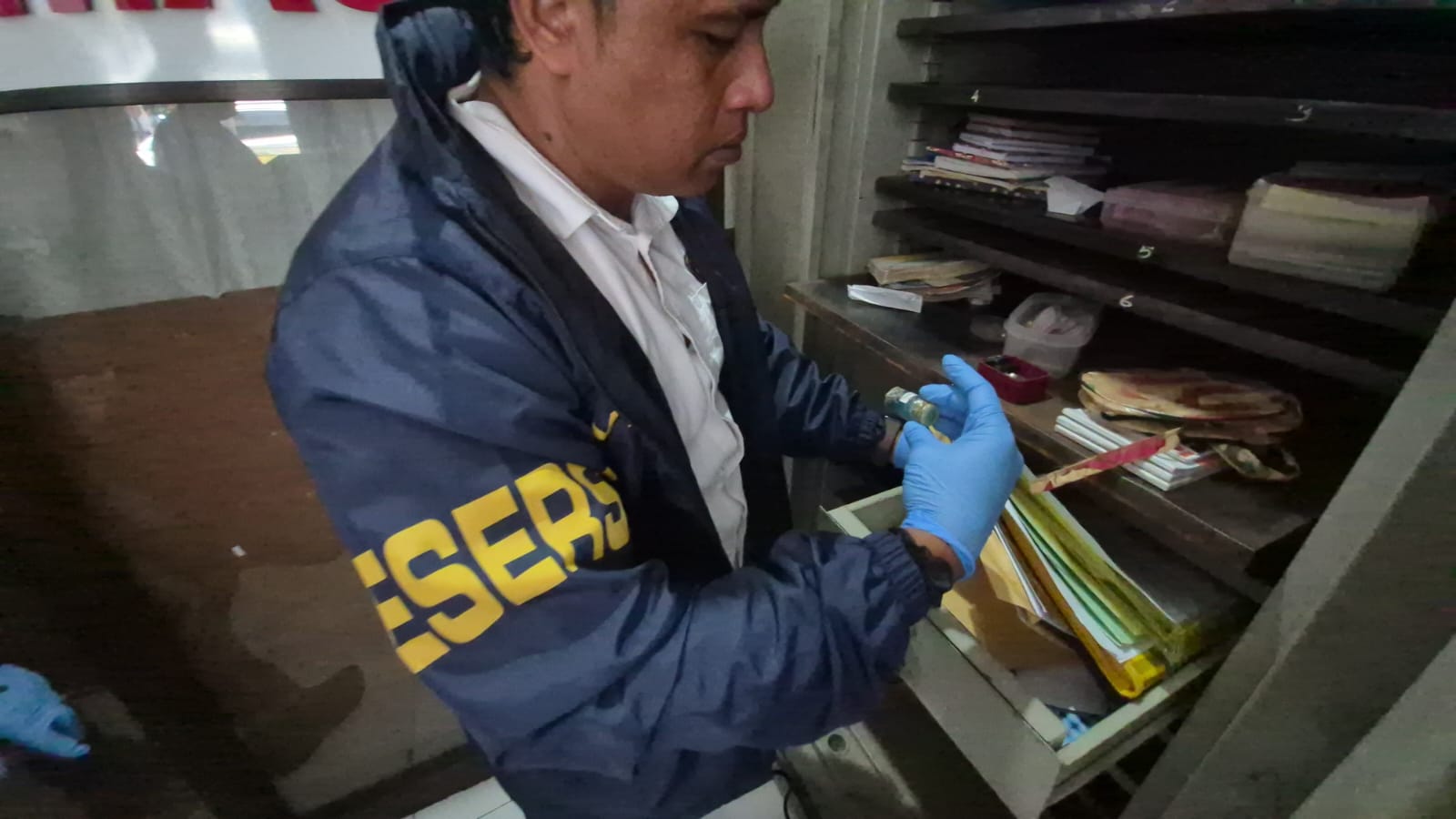 Polres Halut bokar pemurnian emas di Desa Gosoma, Kecamatan Tobelo.(istimewa)